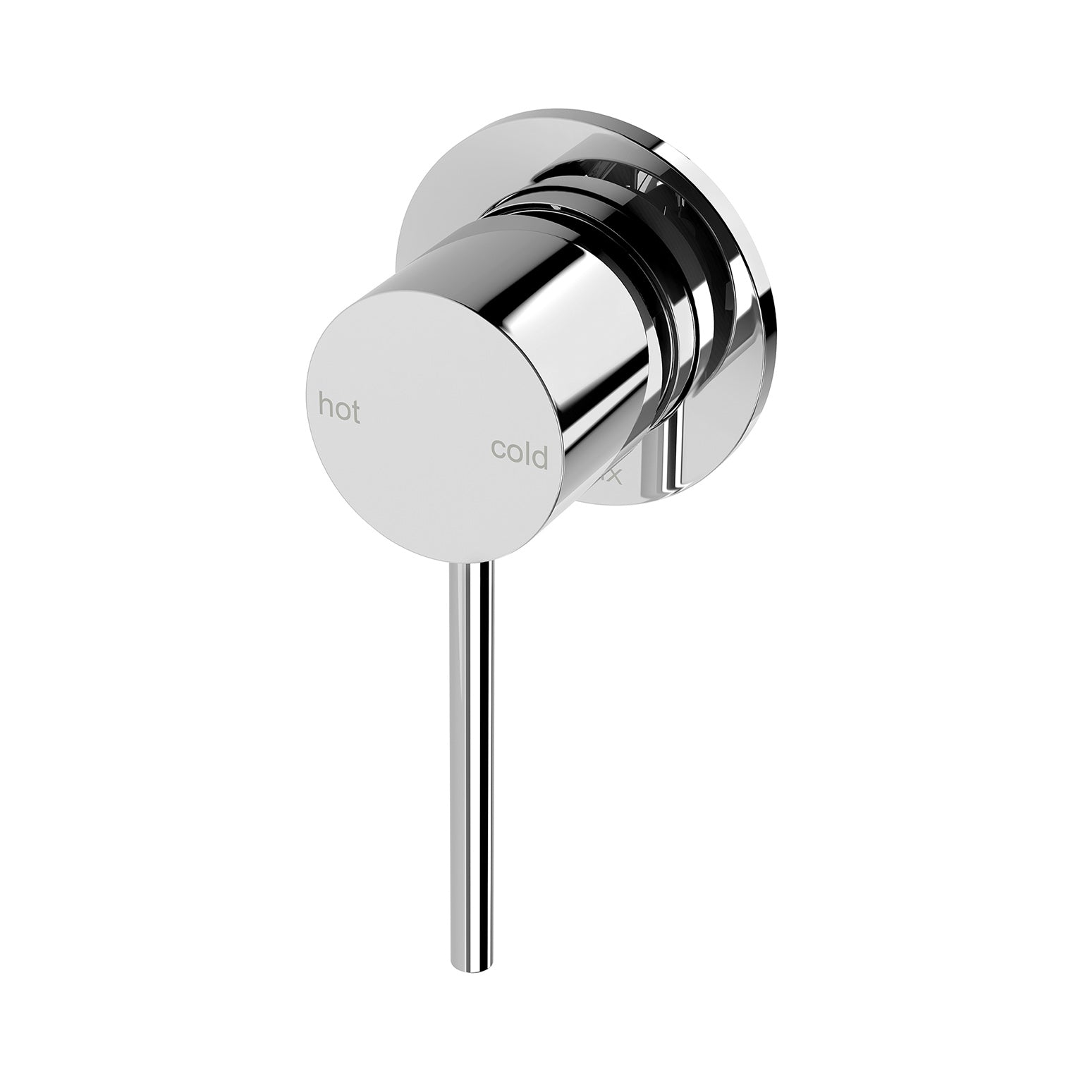 Phoenix Vivid Slmline Shower/Wall Mixer 60mm Complete Kit Chrome - Lead Free