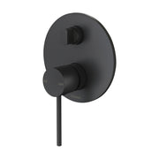Phoenix Vivid Slimline Switch/Mix Shower/Bath Diverter Mixer Complete Kit Black