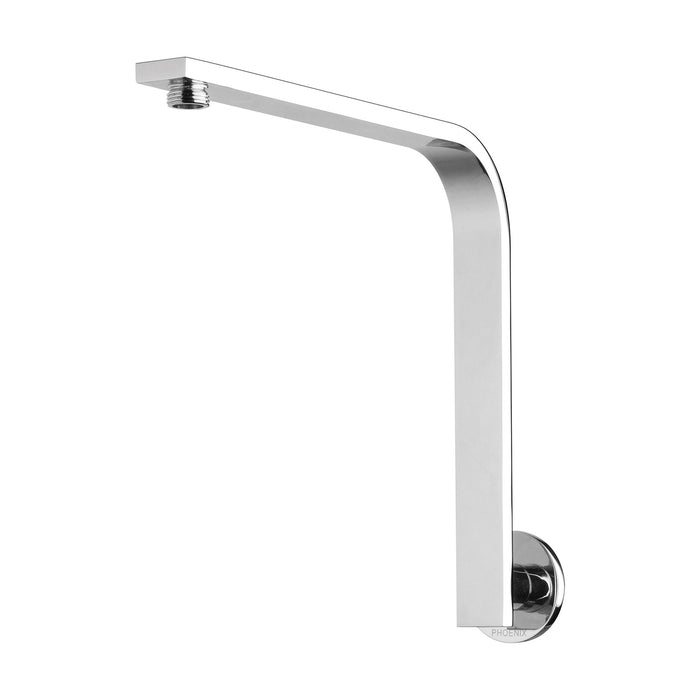 Vivid Slimline High-Rise Shower Arm Round Plate