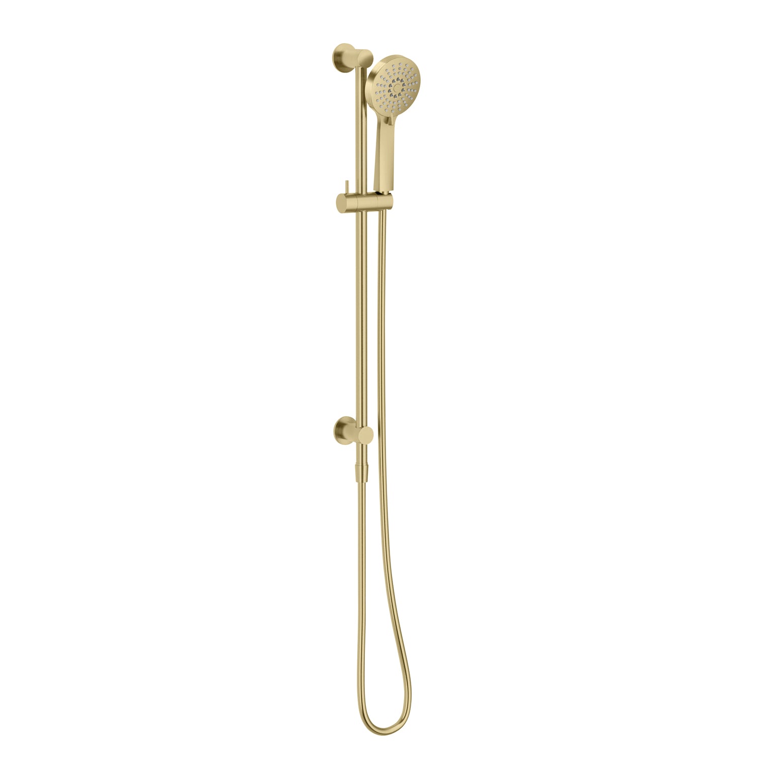 Phoenix Vivid Slimline Water Through Rail Hand Shower Brushed Gold