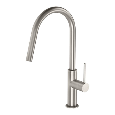 Phoenix Vivid Slimline Pull Out Sink Mixer Brushed Nickel  - Lead Free