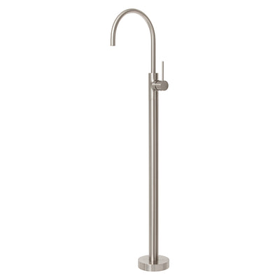 Phoenix Vivid Slimline Floor Mounted Bath Mixer Brushed Nickel