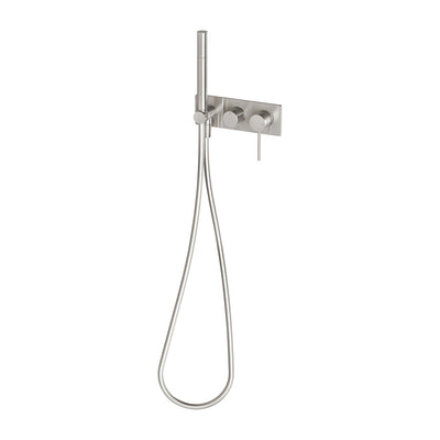 Phoenix Vivid Slimline Wall Shower System Brushed Nickel