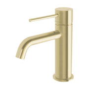 Vivid Slimline Basin Mixer Curved Outlet