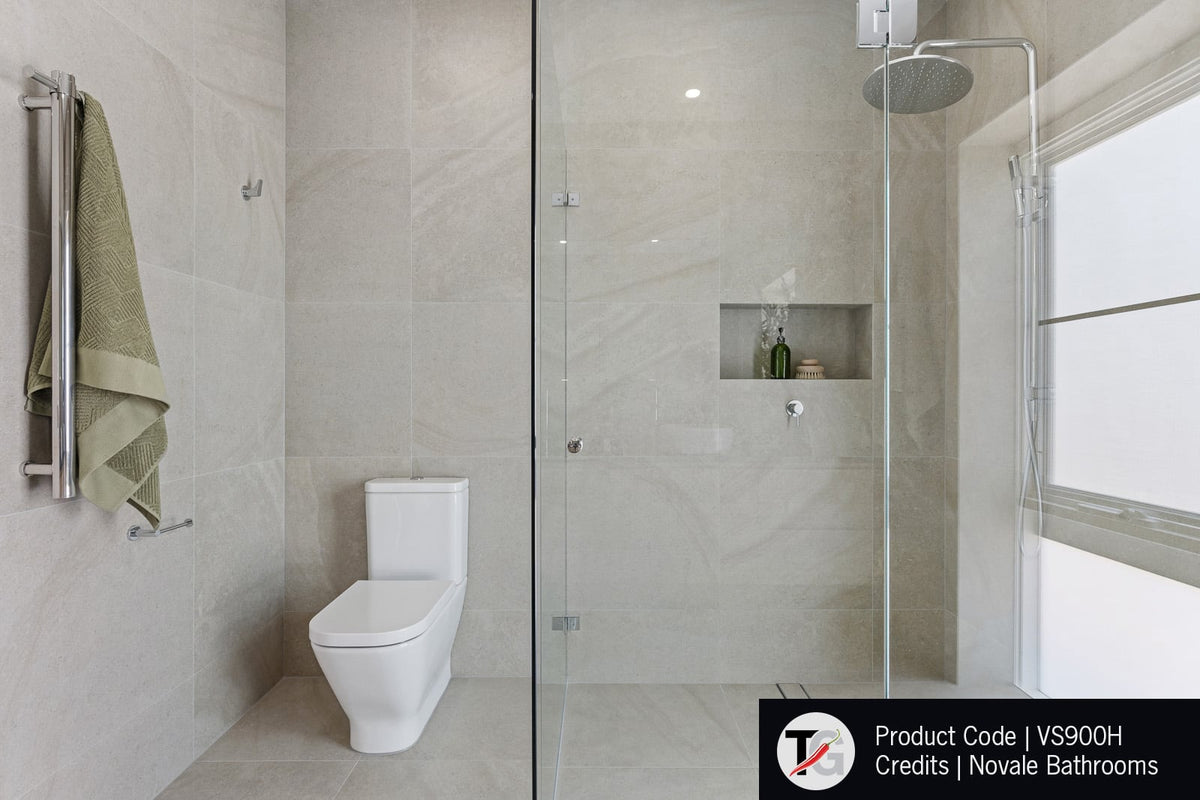 Thermogroup Thermorail Straight Round Vertical Single Polished Heated Towel Rail Polished Stainless Steel