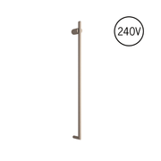 Thermogroup Thermorail 240V Vertical Heated Towel Rail Brushed Nickel