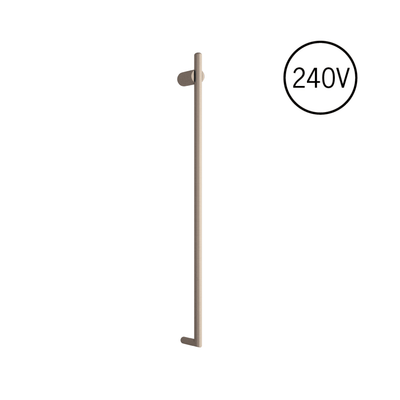 Thermogroup Thermorail 240V Vertical Heated Towel Rail Brushed Nickel