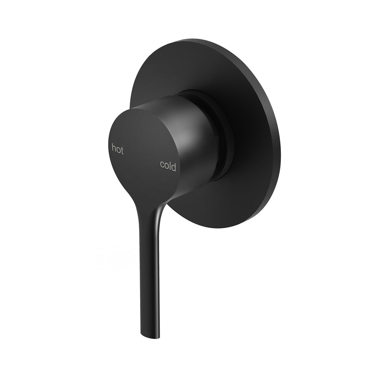 Phoenix Vivid Slimline Oval SwitchMix Shower Wall Mixer Complete Kit Matte Black