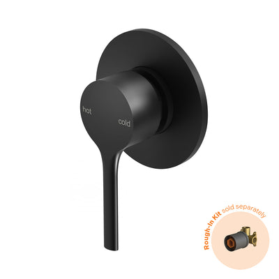Phoenix Vivid Slimline Oval SwitchMix Shower / Wall Mixer (Fit-Off Kit Only) – Lead Free - Matte Black