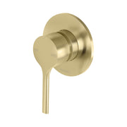 Phoenix Vivid Slimline Oval SwitchMix Shower Wall Mixer Complete Kit Brushed Gold