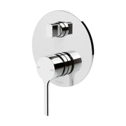Vivid Slimline Oval SwitchMix Shower / Bath Diverter Mixer (Complete Kit) - Chrome