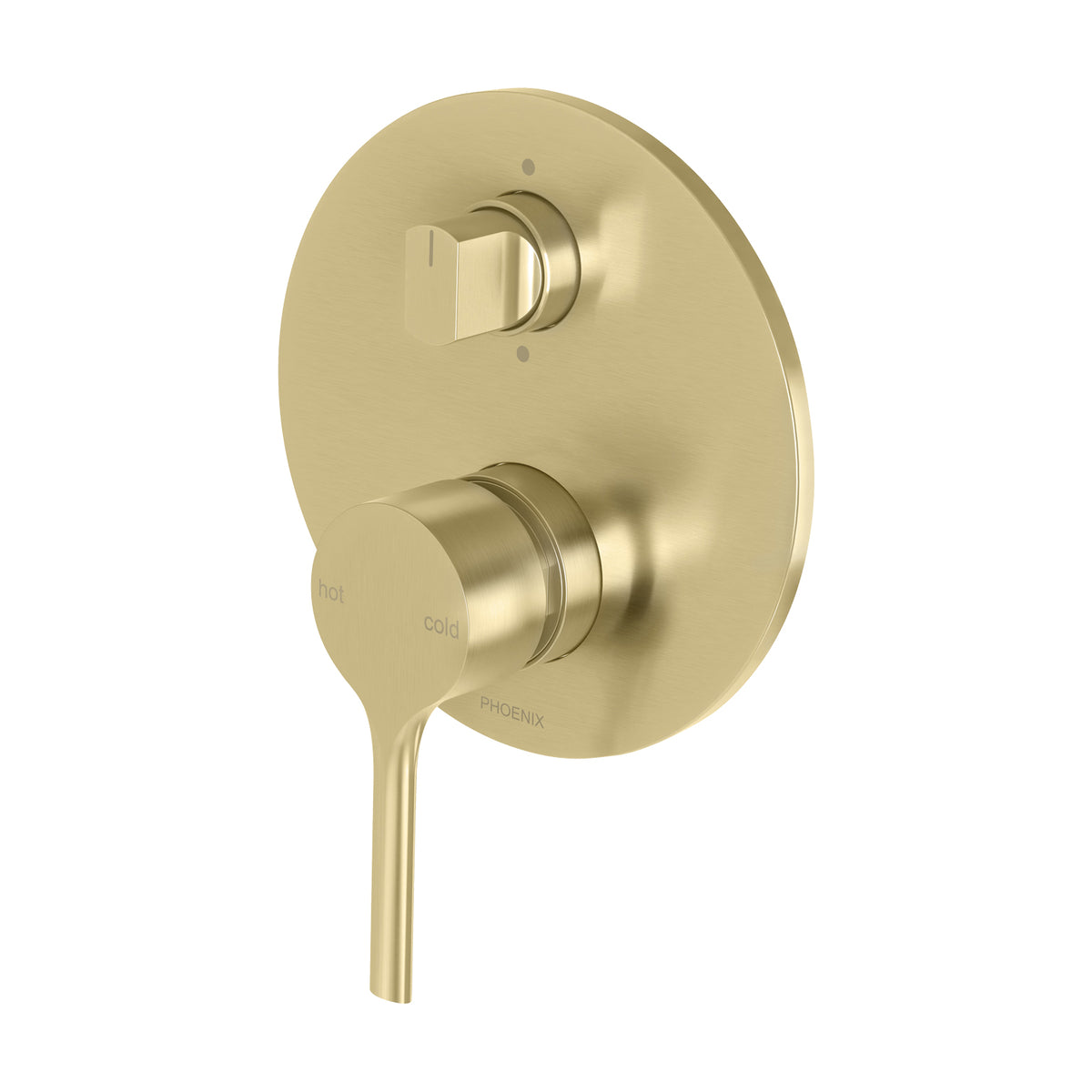 Vivid Slimline Oval SwitchMix Shower / Bath Diverter Mixer (Complete Kit) - Brushed Gold