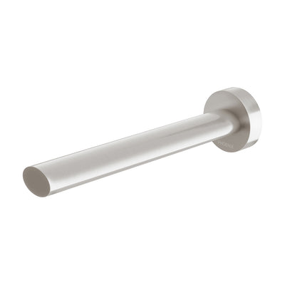 Phoenix Vivid Slimline Oval Wall Bath Outlet 180mm Brushed Nickel – Lead Free