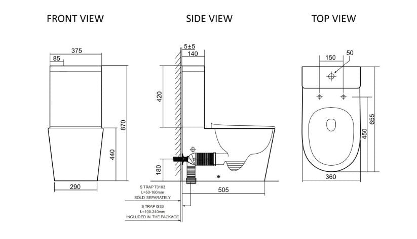 Lafeme Thea Luxury Vega Bidet Suite