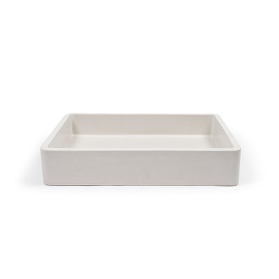 Nood Co Vesl Rectangle Basin - Surface Mount Ivory