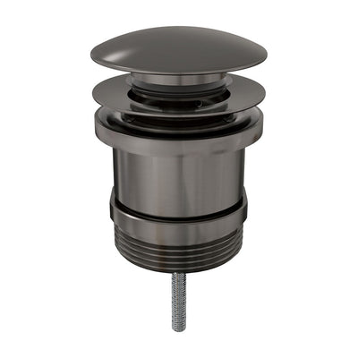 Universal Pop-Up/ Pull-Out Basin Waste, Gun Metal