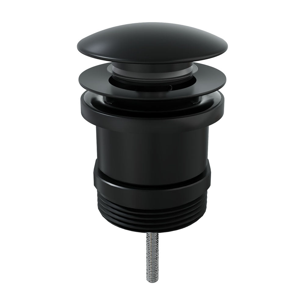 Universal Pop-Up/ Pull-Out Basin Waste, Matte Black