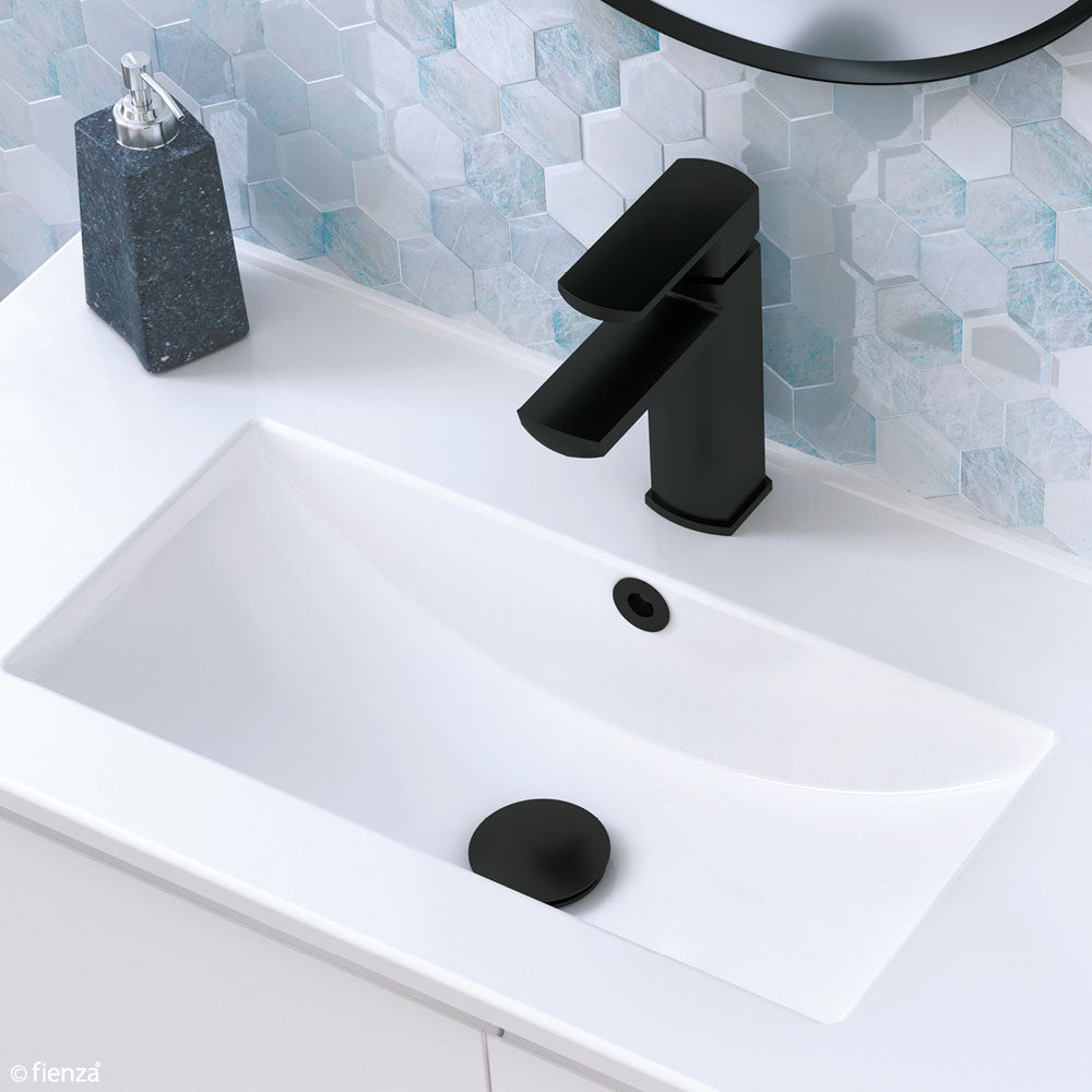 Universal Pop-Up/ Pull-Out Basin Waste, Matte Black