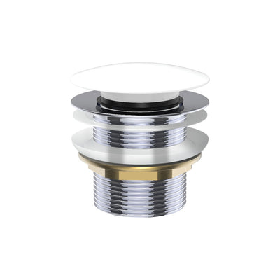 Fienza Universal Pull-Out/Pop-Up NO Overflow Gloss White