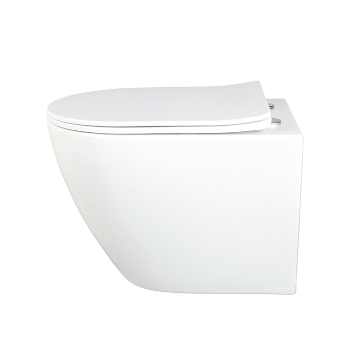 Fifth Avenue Icarus Matte White Wall-hung Toilet Pan
