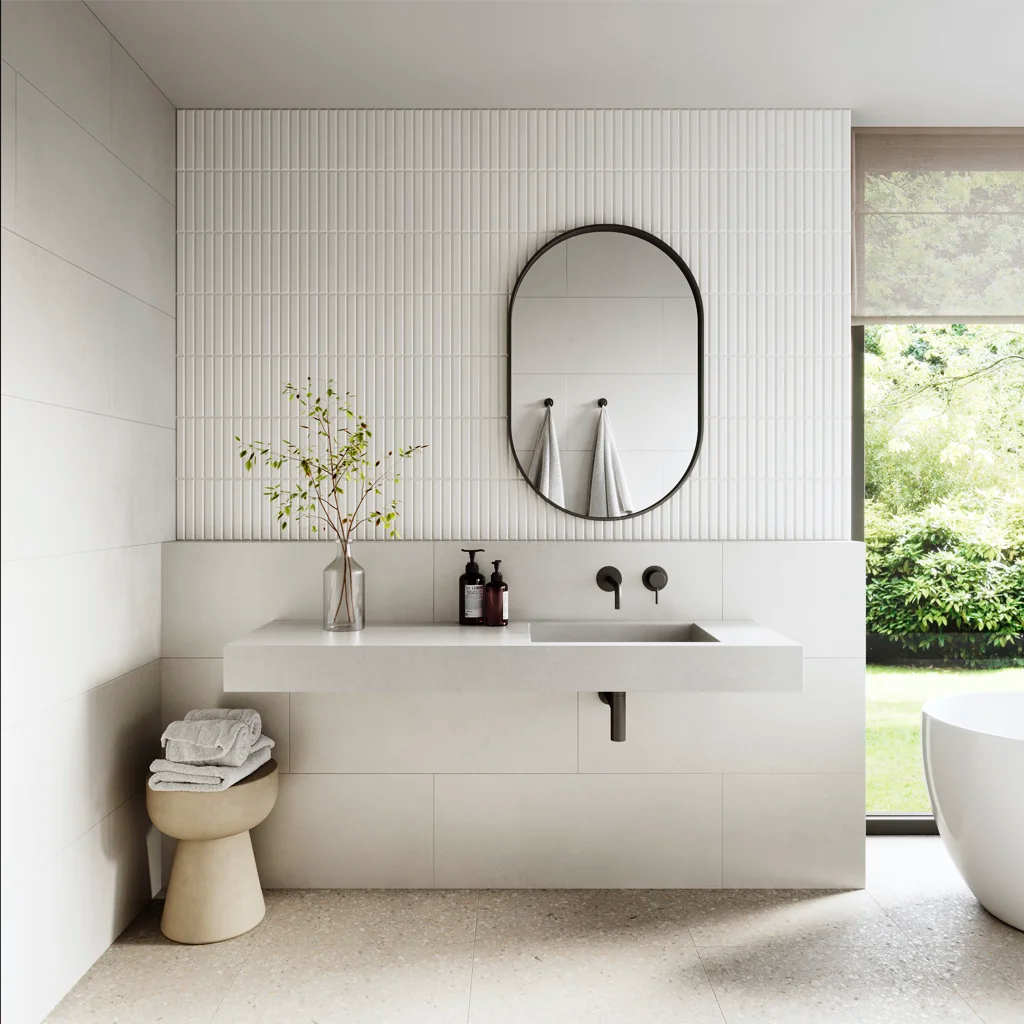 Concrete Studio Baly – Concrete Vanity Top -1200mm Length/ 40mm Thickness