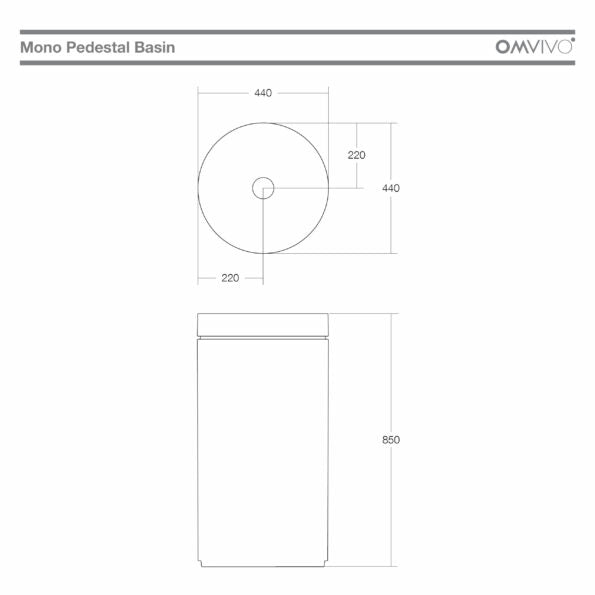 Omvivo Mono Basin with Pedestal