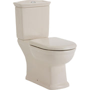 Fienza RAK Washington White Close-Coupled Toilet Suite, Ivory with S-Trap 240