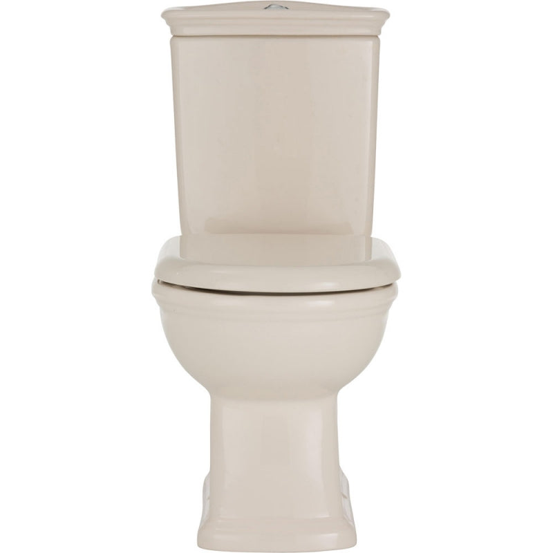 Fienza RAK Washington White Close-Coupled Toilet Suite, Ivory with S-Trap 240