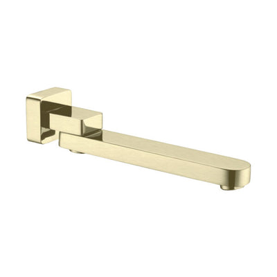 Nero Bianca Swivel Bath Spout Only - Brushed Gold