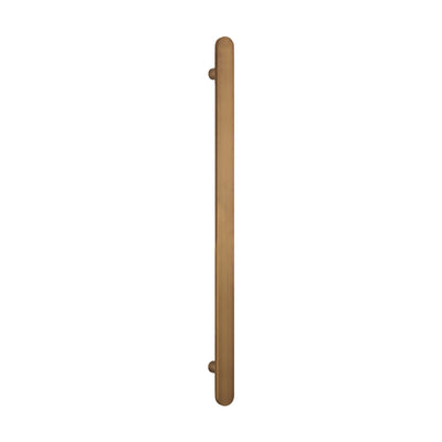 Radiant Non-Heated Vertical Flat Bar Towel Rail 50 x 930mm Antique Brass