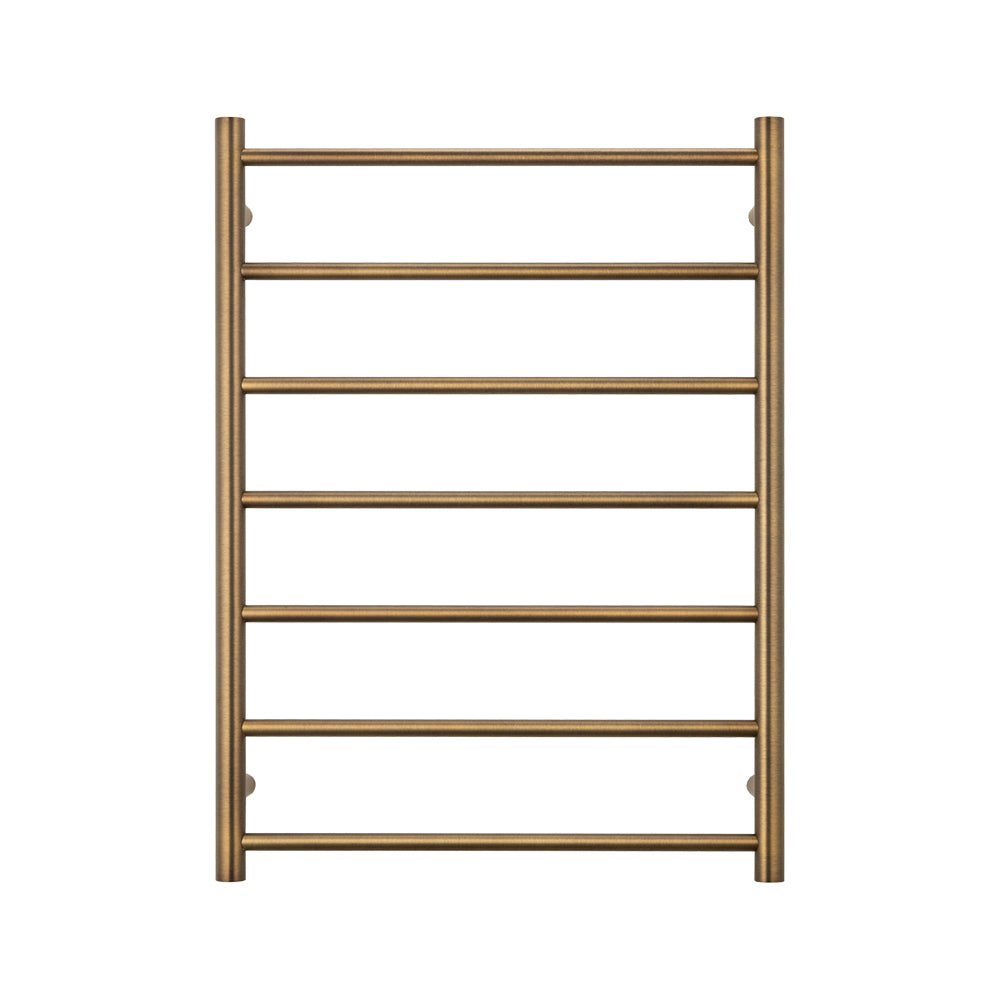 Heated Round Ladder 600 x 800mm Antique Brass