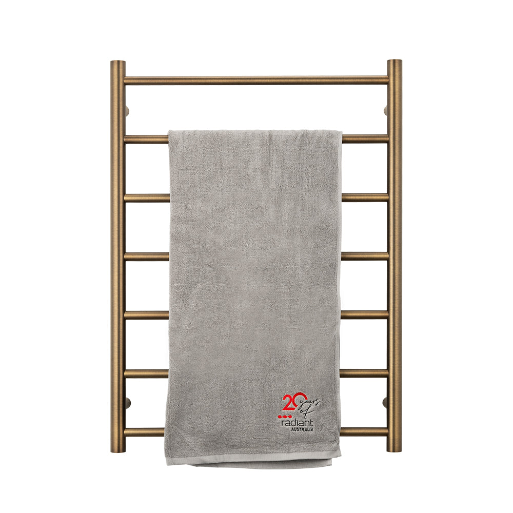 Heated Round Ladder 600 x 800mm Antique Brass
