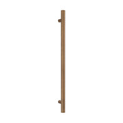 Heated Vertical towel rail 40 x 950mm Antique Brass