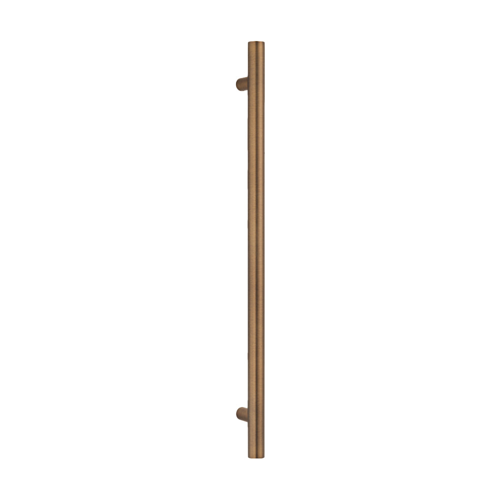 Heated Vertical towel rail 40 x 950mm Antique Brass