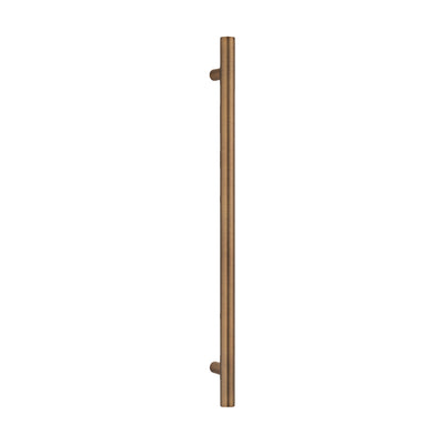 Radiant Heated Vertical Towel Rail 40 x 950mm Antique Brass