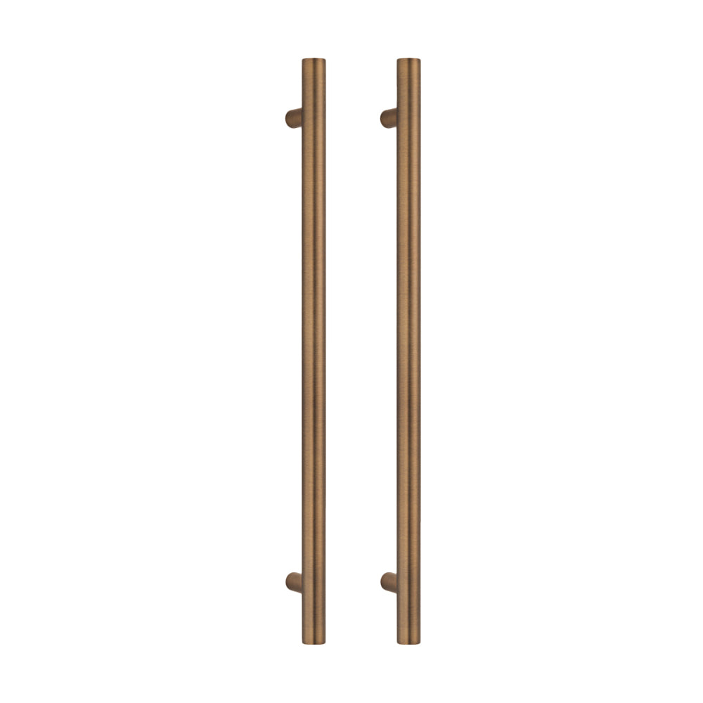 Non Heated Vertical towel rail 40 x 950mm Antique Brass