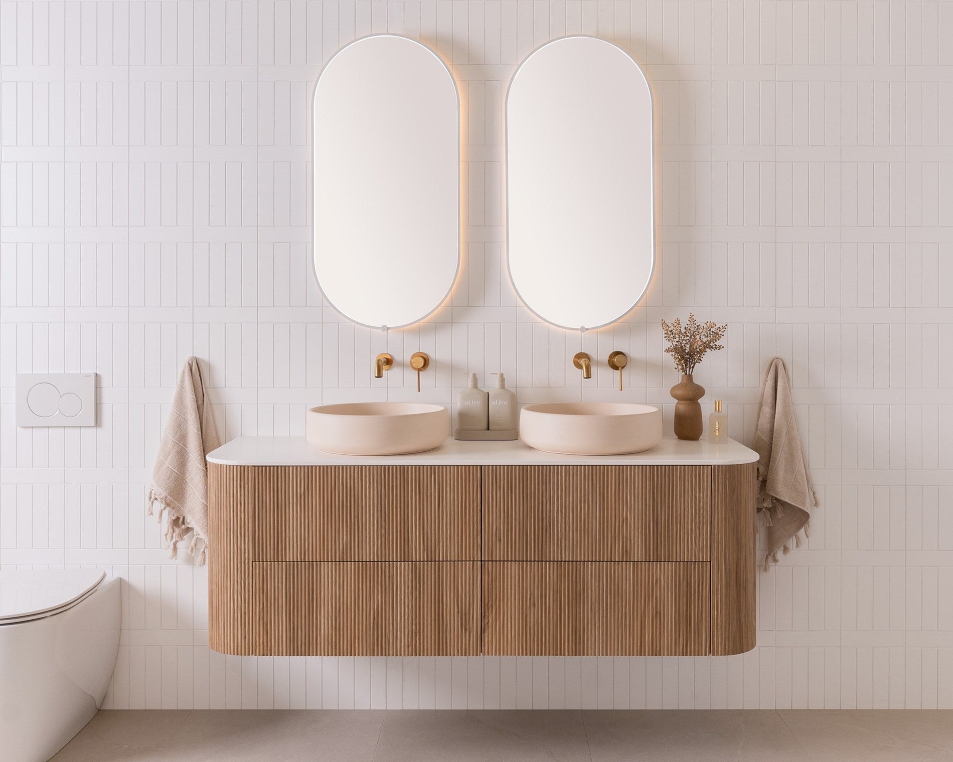 ADP Thirroul Wall Hung Vanity Durasein Benchtop