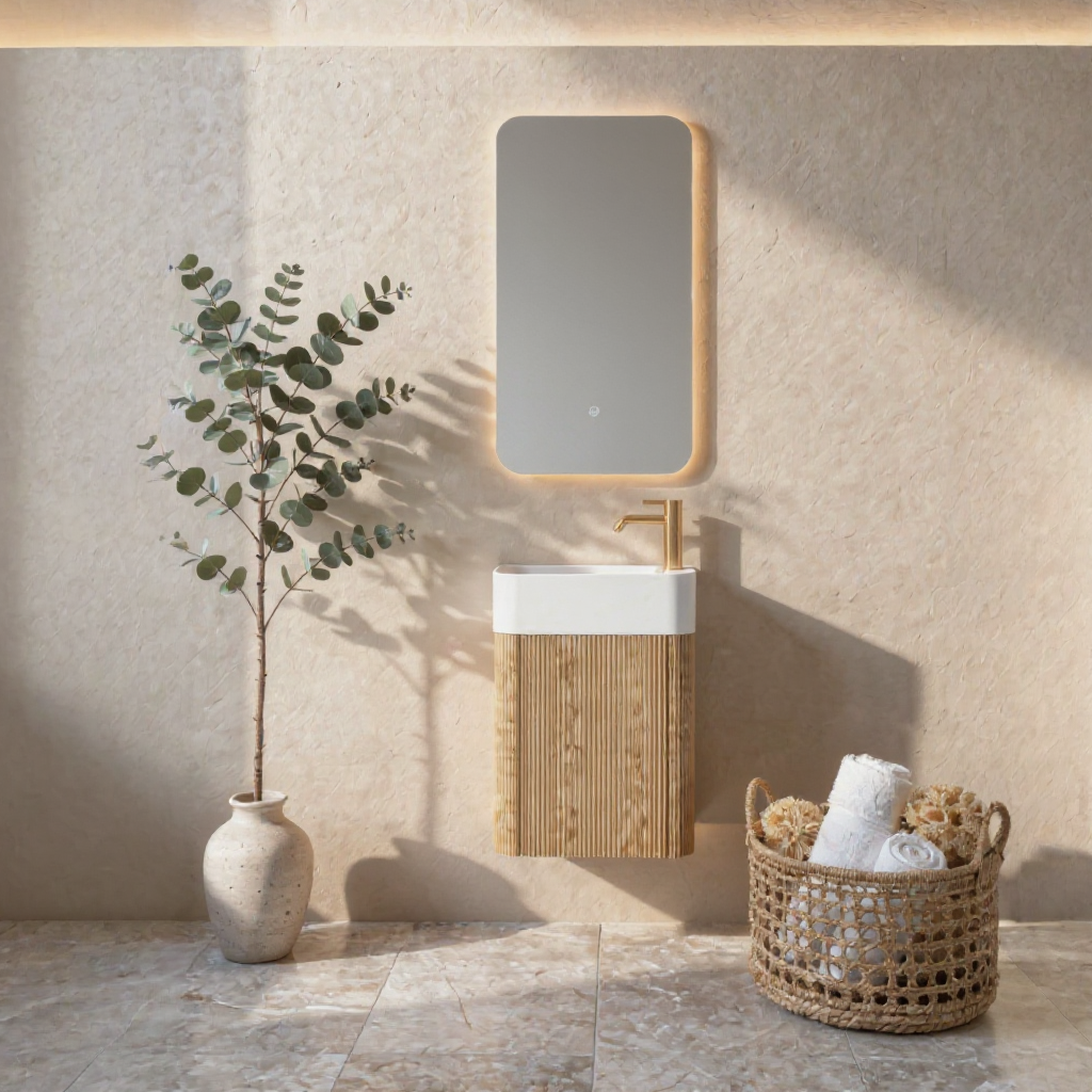 Mimi 460mm Contour Vanity Oak