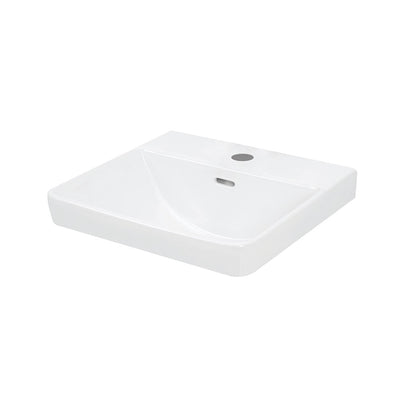 Arcisan 480 x 415 semi-inset basin with 1-taphole