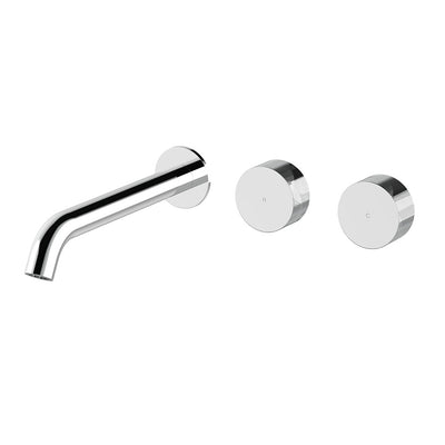 Vierra Wall Mount Basin Set - 220mm Left Spout Chrome