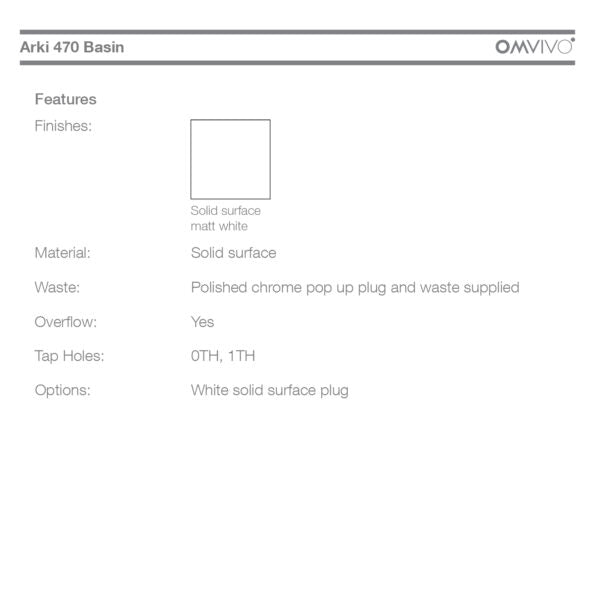 Omvivo Mini Arki Basin 470