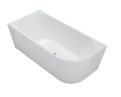 Cassa Designs Auris Corner Back to Wall Bathtub