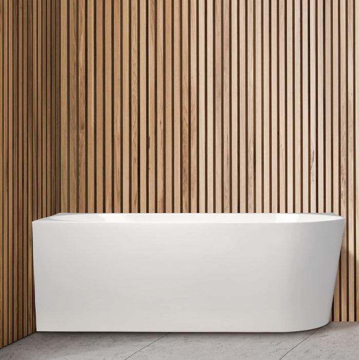 Cassa Designs Auris Corner Back to Wall Bathtub