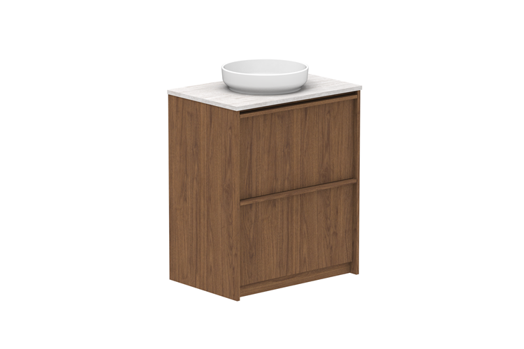 ADP Eli Floor Mount Vanity Cherry Pie Benchtop