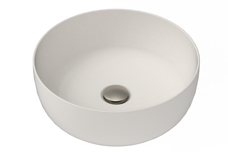 ADP Glam Round Matte Pearl Above counter Basin