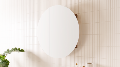 ADP Round Mirrored Cabinet 800mm