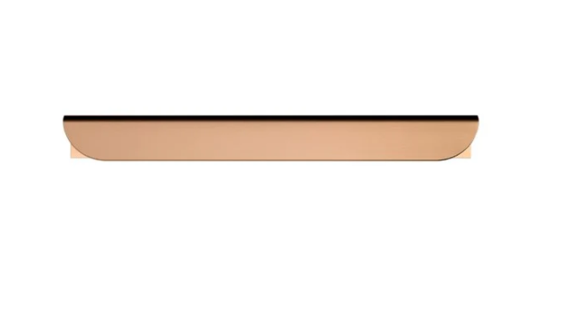 Meir Öppen Edge-Pull 150mm Cabinet Handle (Brushed) Lustre Bronze