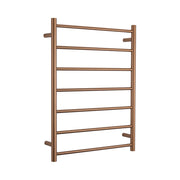 Radiant 240V Heated Round Ladder 600 x 800 Brushed Bronze