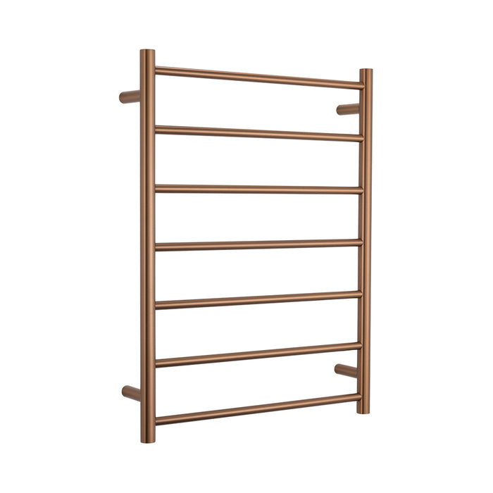 Radiant 240V Heated Round Ladder 600 x 800 Brushed Bronze