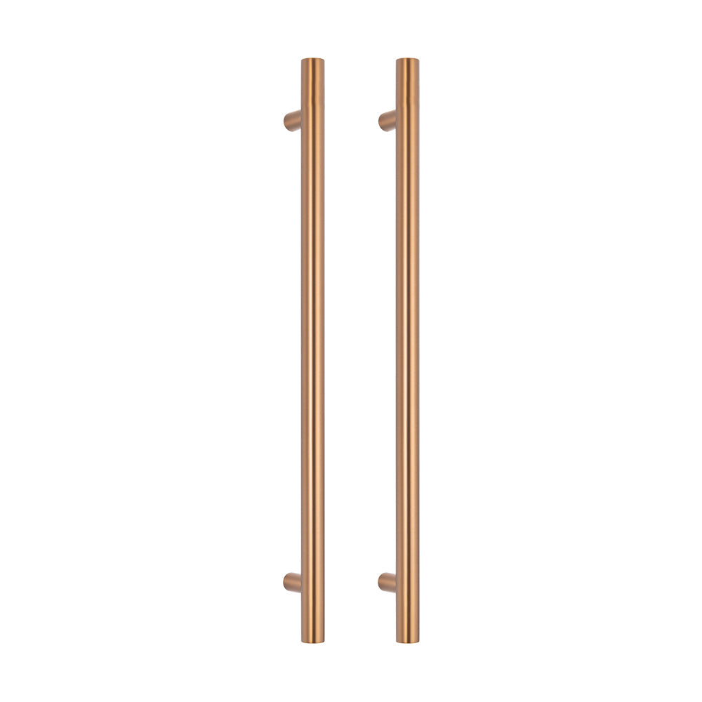 Non Heated Vertical towel rail 40 x 950mm Brushed Bronze